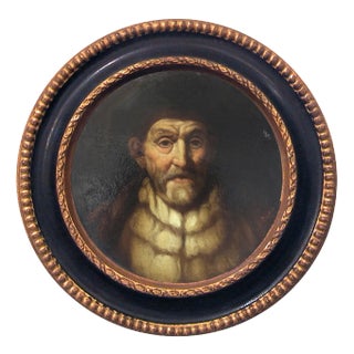 Ciro De Rosa, Dutch Philosopher, 2008, Oil on Canvas, Framed For Sale