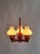 Mid-Century Modern Mid-Century Swedish Pine Chandelier with Frosted Glass Shades by Aneta, 1970s For Sale - Image 3 of 14