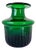 Mid-Century Emerald Green Glass Collar Vase attributed to Bertil Vallien for Boda / Åfors, 1960s For Sale