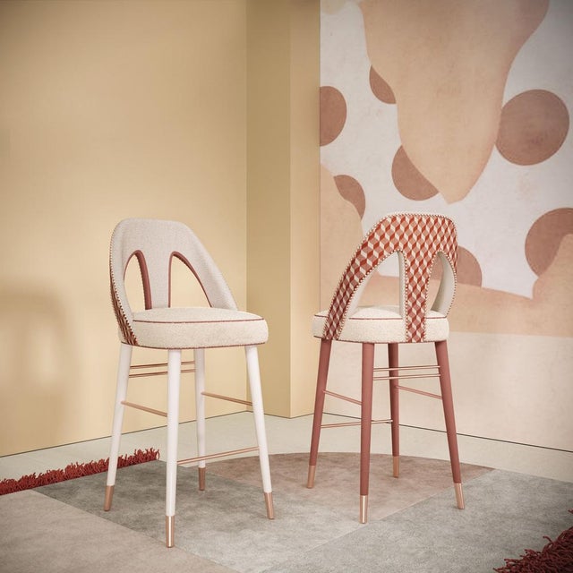 Metal Caron Bar Chair by Ottiu For Sale - Image 7 of 12