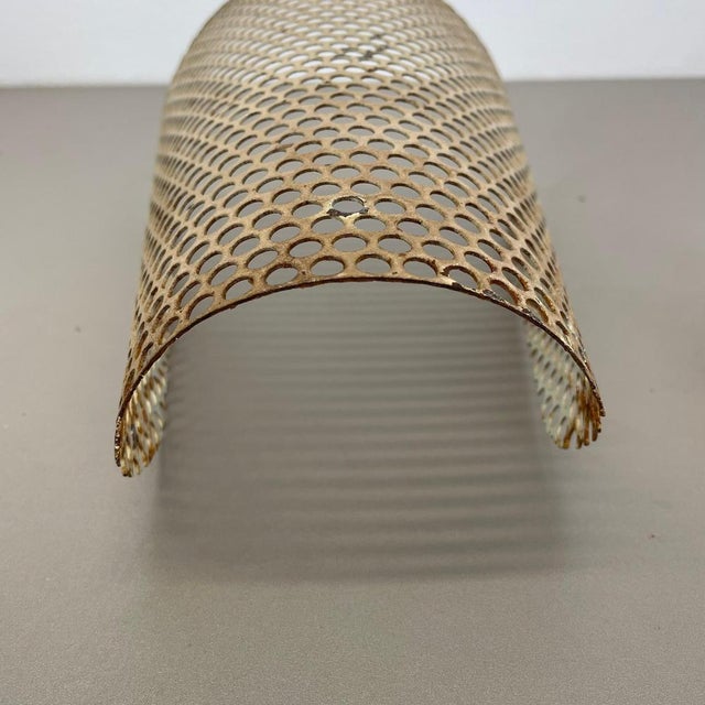 Large Beige Hole Pattern Theatre Wall Light, France, 1950s For Sale - Image 15 of 18