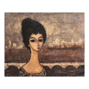 'Young Venetian Woman' by Ian Janus, Paris, Post Impressionist Figural, La Veneziana