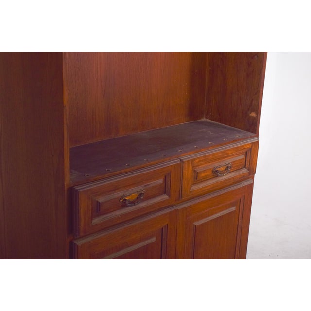 1950s Portuguese Shelving Unit in Wood, 1950s For Sale - Image 5 of 9