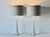 1980s Mid-Century Modern Paul Kedelv Style Encased White Art Glass Table Lamps - a Pair For Sale - Image 13 of 13