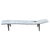 Wabi Sabi teak bench with pale wood tones. We added minimalist cone style legs to this beautiful thick aged panel. The...