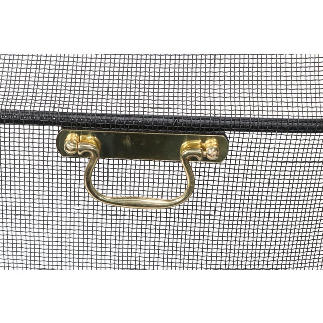 Early 21st Century Mesh Screen Fireplace Spark Guard by Pilgrim For Sale - Image 5 of 5