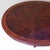 1980s Vintage Drexel Chippendale Mahogany Pedestal Dining Table With Burlwood Veneer Top For Sale - Image 5 of 18