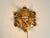 Gold Brutalist Florentine Gold-Plated Iron Ceiling Lamp, 1960s For Sale - Image 8 of 18
