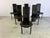 1980s Vintage Hich Back Dining Chairs, 1980s, Set of 6 For Sale - Image 5 of 10
