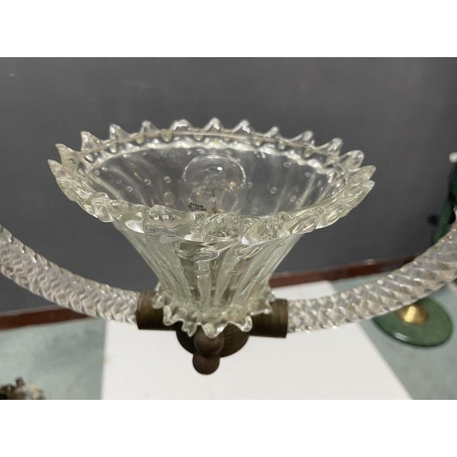 Murano Glass Pendant from Barovier, 1940s For Sale - Image 11 of 14