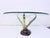 Mid-Century Modern Hollywood Regency Swan Metal Coffee Table, 1960s For Sale - Image 3 of 11