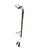 Tubular Chrome Modern T Base Floor Lamp For Sale - Image 11 of 11