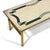 Brass French Brass Coffee Table With Terrazzo Top For Sale - Image 8 of 9