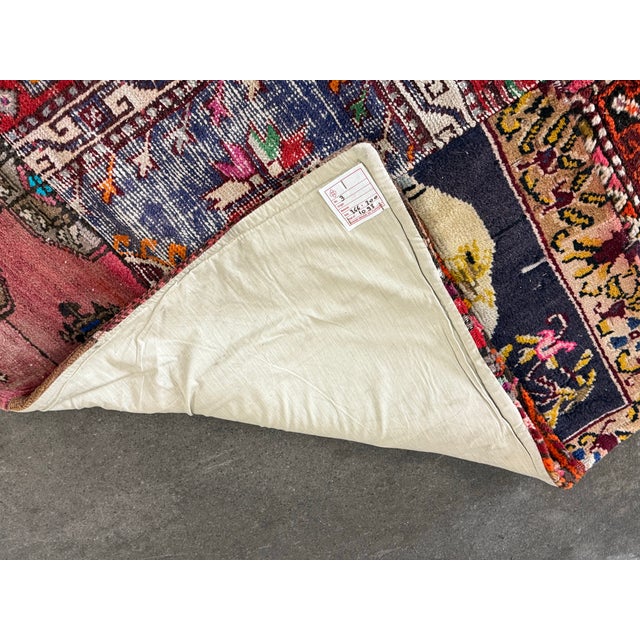 9ft 8in X 12ft Turkish Patchwork Area Rug For Sale - Image 11 of 15