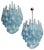 Italian Murano Glass Chandeliers, 1990, Set of 2 For Sale