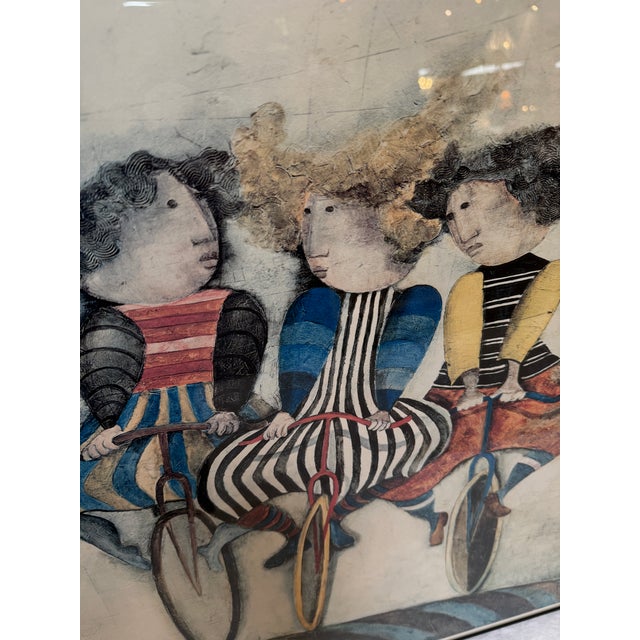 Graciela Rodo Boulanger "Holiday on Wheels" Print, Framed For Sale - Image 11 of 12