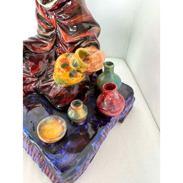 Auburn Antique Royal Doulton Figurine ~ “The Potter” ~ Hn 1493 For Sale - Image 8 of 12