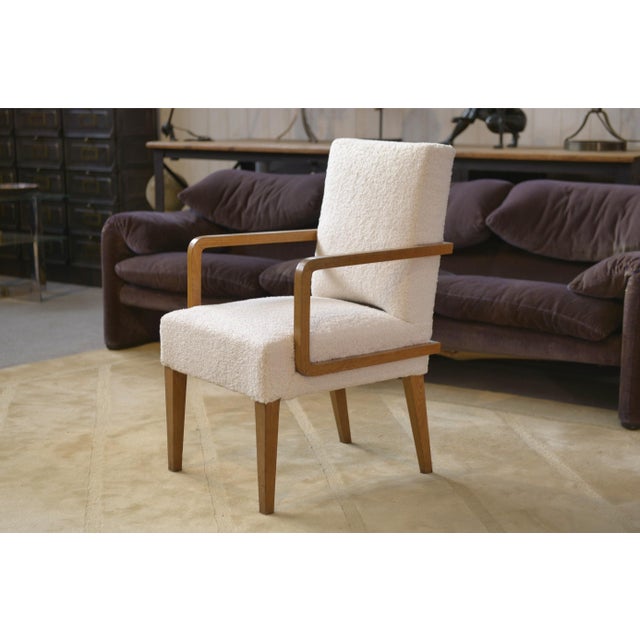 Modernist Oak Armchair, 1940s For Sale - Image 12 of 12