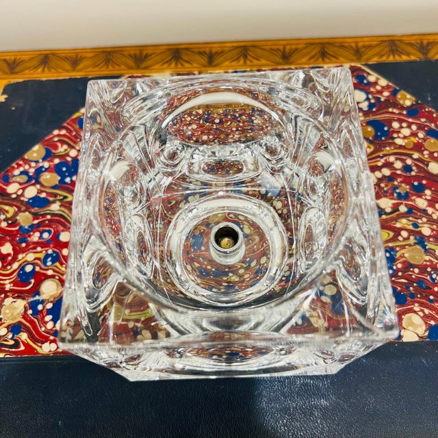 Daum 1960s Beautiful Daum France crystal object collectible art glass object contemporary design French crystal signed luxury home decor For Sale - Image 4 of 10