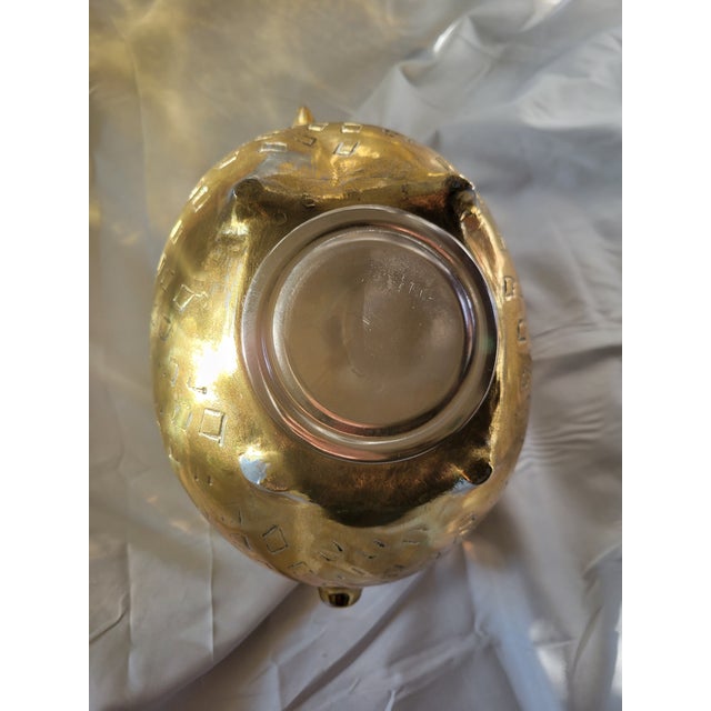 Metal 1960s Ben Seibel Jenfredware Brass Piggy Bank For Sale - Image 7 of 11