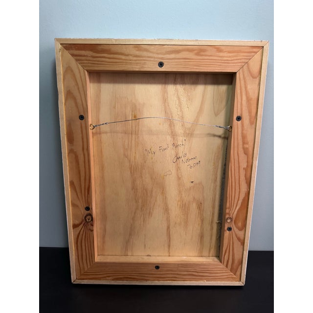 Contemporary Charles Newman Contemporary Plein Air Oil Painting "My Front Porch" 2009 For Sale - Image 3 of 8