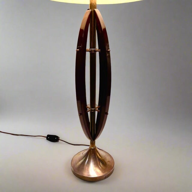 Mid-20 Century Pair of Modernist Architectural Table Lamps, Italy For Sale - Image 12 of 18
