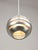 Vintage Italian Aluminum Beehive Pendant Lamp, 1980s For Sale - Image 4 of 18