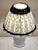 1980s Vintage Table Lamp with White Ceramic Base and Fabric Shade by Aro, 1980s For Sale - Image 5 of 10