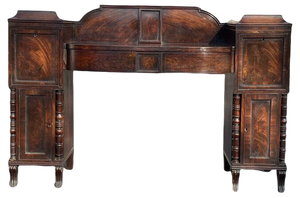 Regency Mahogany Sideboard with Wine Cooler, Drawers & Cupboards