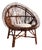 Mid-Century Italian Bamboo Shell Armchair, 1950s For Sale