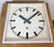 Large Vintage Industrial Station Wall Clock from CTW, 1960s For Sale - Image 9 of 18
