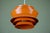 Orange Vintage Swedish Trava Pendant Lamp by Sigurd Lindkvist for Granhaga Metallindustri For Sale - Image 8 of 12