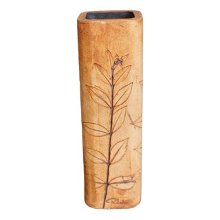 French Stoneware Vase by Raymonde Leduc, 1960s-1970s For Sale