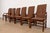 Henredon Mid-Century Modern Sculpted Oak High Back Dining Chairs, Set of Six For Sale - Image 13 of 13