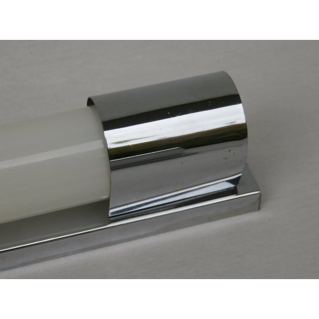 Art Deco Chrome-Plated Wall Sconces, Set of 2 For Sale - Image 6 of 12