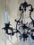 Neoclassical Myran Allan Luxury Lighting Italian Sand-Cast Bronze and Czech Crystal Chandelier For Sale - Image 3 of 6
