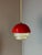Red Plastic Hanging Lamp For Sale - Image 11 of 11