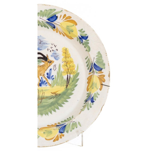 Earthenware Plate from Fervença, 1800s For Sale - Image 4 of 8