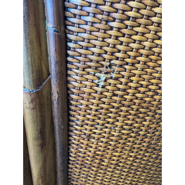 Rattan Lounge Chair in the Manner of McGuire For Sale - Image 15 of 15