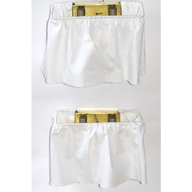 Metal Wall Lamps in the style of Adolf Loos, 1950s, Set of 2 For Sale - Image 7 of 9