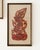 Chinoiserie Pair of Red Framed Thai Rubbing-Style Wall Art For Sale - Image 3 of 4