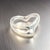 Traditional 1990s Tiffany & Co Estate Wave Ring By Elsa Peretti Size 6 Sterling SIlver For Sale - Image 3 of 7