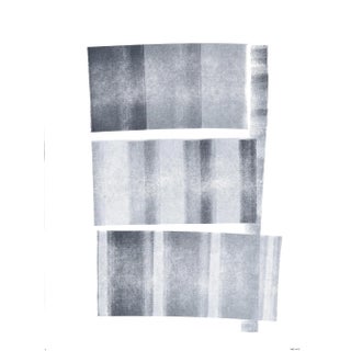 Ink on Paper_004 Original Modern Abstract Gray Painting by Carrie Bergey For Sale