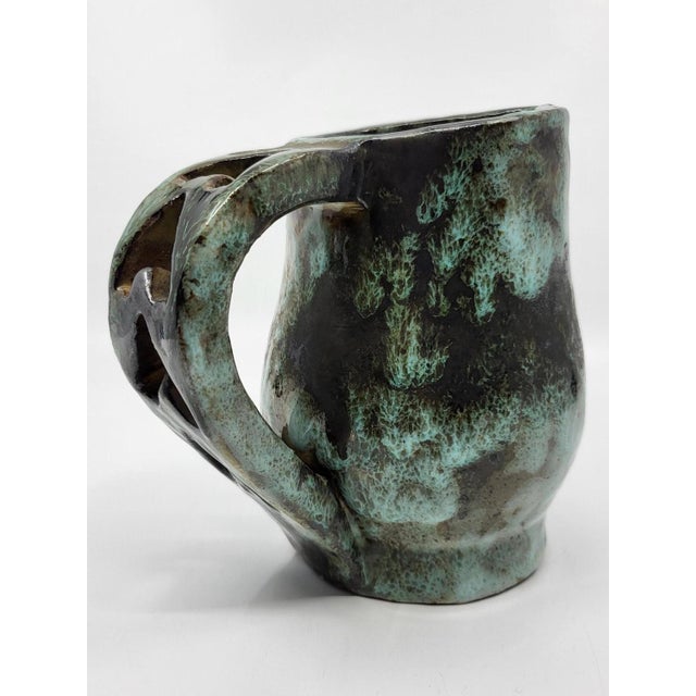 French Sandstone Jug by Alexandre Kostanda, 1940 For Sale - Image 4 of 18