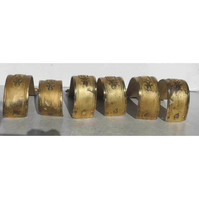 Mid 19th Century Antique Napoleon III Curtain Hold Back --a Set of 6 For Sale - Image 5 of 11