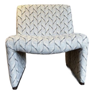 Contemporary Arhaus Reyna Accent Chair in Olive For Sale