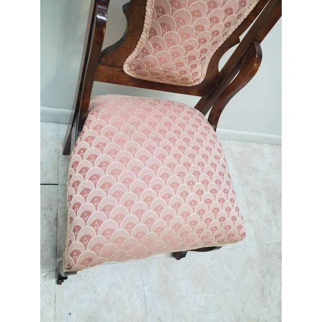 Late 19th Century Antique Victorian Eastlake Desk Side Chair 19th Century For Sale - Image 5 of 13