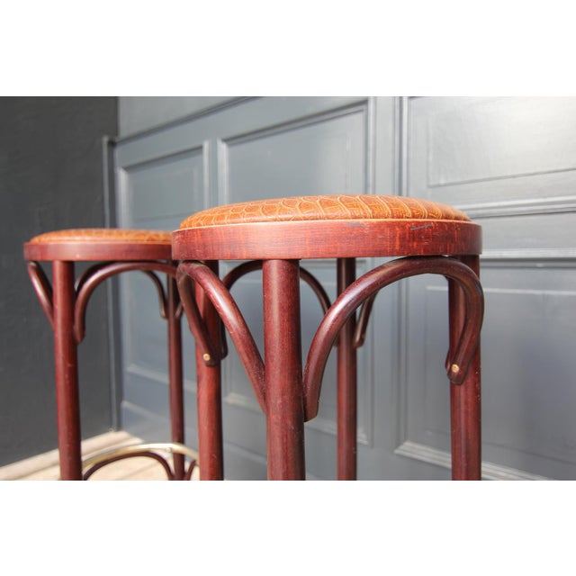 Purple Set of Vintage Bar Stools, 1970s For Sale - Image 8 of 17
