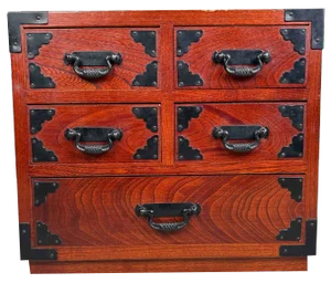 Vintage Haribako Chest, Japan, 1980s