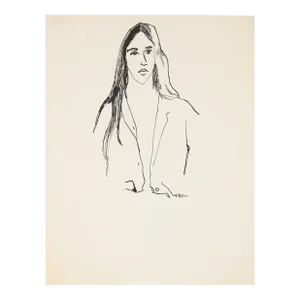 Minimalist Female Portrait Study